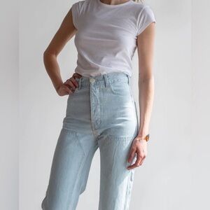 Jesse Kamm Handy Pants - Pale Blue Japanese Denim